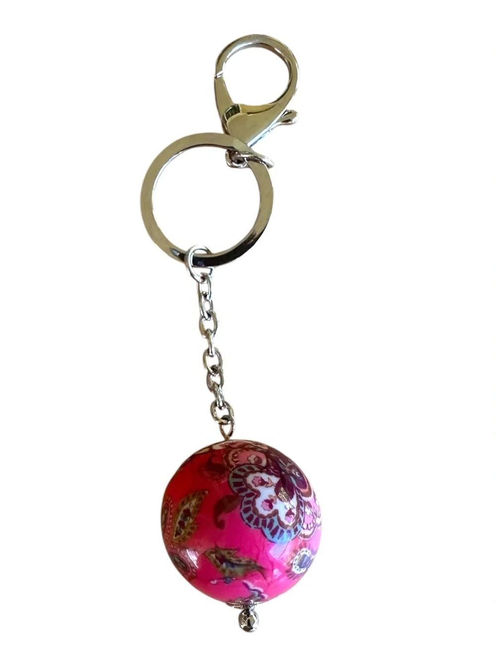 Vera Bradley Call Me Coral Carry it All Wristlet Wallet & Have a Ball Keychain - Picture 8 of 9